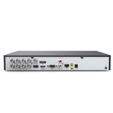 4K 8 Channel Hybrid 5-in-1 Digital Video Recorder, Human & Vehicle Detection, H.265+, Supports up to 8 BNC Cameras & 2 IP Cameras